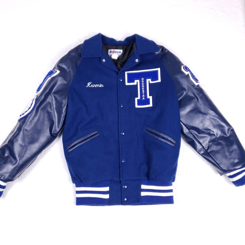 Meca Varsity Jacket Medium Blue Orchestra 2011 Honor Society‎ Varsitycore